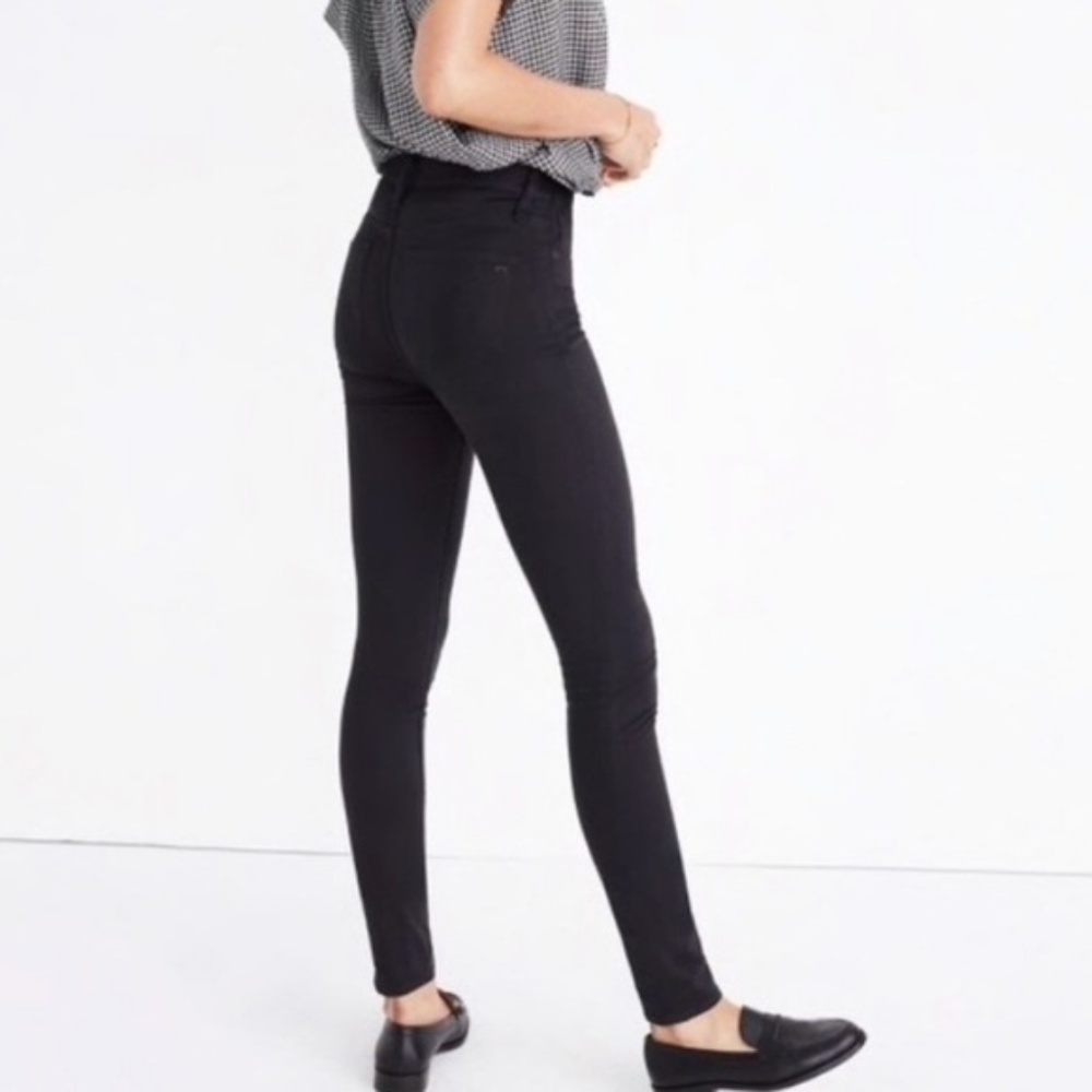 Madewell 9" High Rise Skinny SIZE 28 Black
